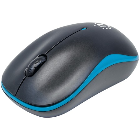 Manhattan Success Wireless Optical Mouse (Blue/Black) 179416